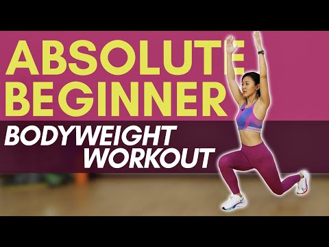 Absolute Beginner Bodyweight Workout (No Weights, No Jumping) | Joanna Soh