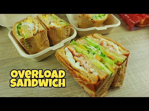 OVERLOAD SANDWICH| KOREAN STYLE SANDWICH| TRENDING SANDWICH IN PHILIPPINES