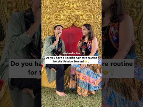 Asking Girls Their Hair Care Routine During Navratri | Vox Pop | Arham Chordia | #voxpop