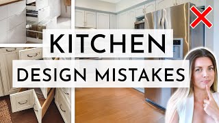 7 WORST KITCHEN DESIGN MISTAKES (& how to fix them✅)