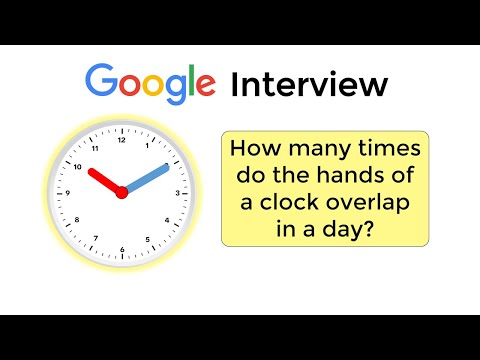 How to solve Google's clock hands interview riddle