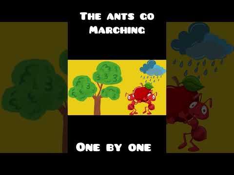 Ants Go Marching | Fun Kids Song | ElephantRhymes Shorts