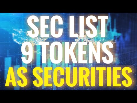 ⚠️ SEC LIST 9 TOKENS AS SECURITIES! Including LCX! Coinbase inside trader exposed!