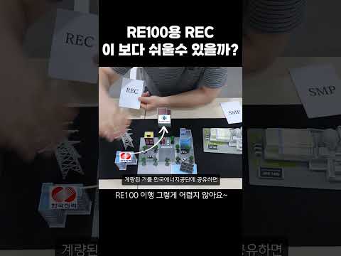 RE100용 REC 이 보다 쉬울수 있을까?