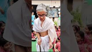 Gandhi jayanti celebration in my school#celebration #gandhijayanti #gandhi