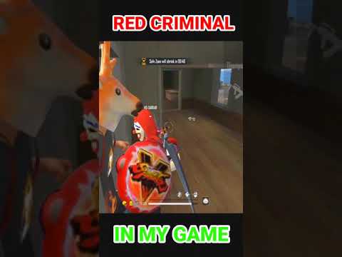 Red Criminal in My game | free fire | garena free fire | #shorts #short