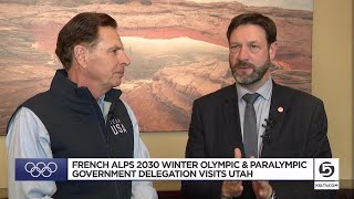 French Alps 2030 Winter Olympic and Paralympic delegation visits Utah