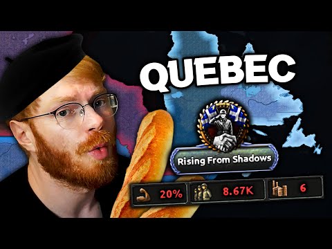 I Tried Playing Quebec in HOI4 Roleplay Multiplayer