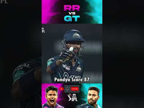 Rockstar Hardik 🔥| RR vs GT | IPL 2022 | Match 24 Highlights | #Shorts