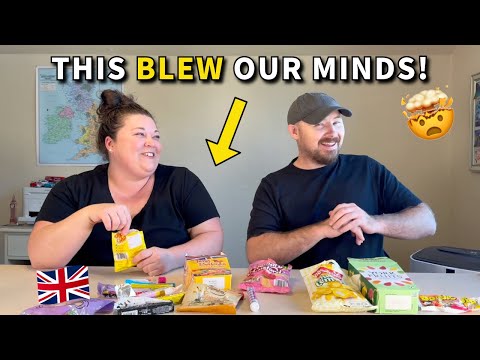 Americans Try Nostalgic British Sweets | Your Childhood Favourites!