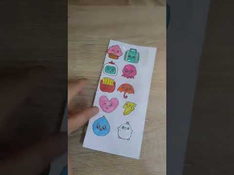 DIY Handmade Stickers | How to make stickers at home #short #stickers #handmadestickers #craft