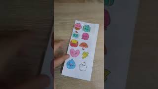 DIY Handmade Stickers | How to make stickers at home #short #stickers #handmadestickers #craft