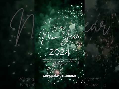 #shorts Happy New wishes #shortsfeed #newyear2024 #2024  whatsapp status video