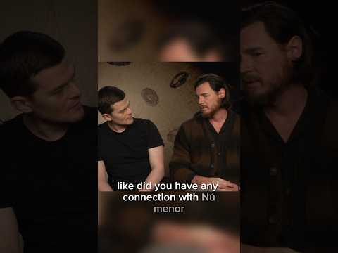 ROBERT ARAMAYO really wants to know more about Númenor | Benjamin Walker on THE RINGS OF POWER lore