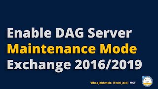 Exchange Server maintenance