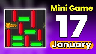 17 January Hamster Kombat Mini-Game Puzzle | #hamsterkombat #hamsterkombatminigame #trending