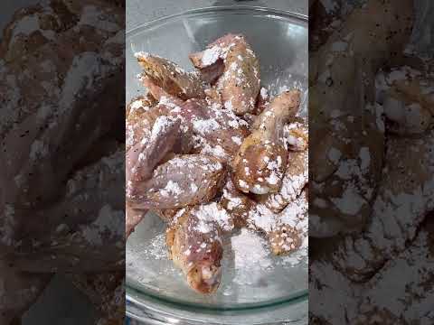 best chicken wings ever 😍 #chickenwings #chickendinner #airfryer