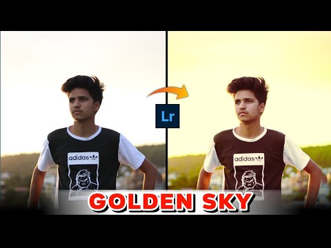 Golden Sky Colour Grading In Lightroom Mobile || Lightroom Colour Grading Tutorial || Kapil Gahtori