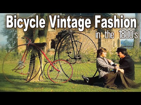 In the 1800s, how did they dress for a Bicycle ride? #7