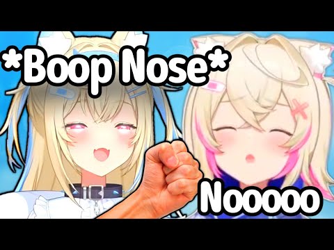 When Chat Asked Fuwawa To Hit Mococo's Nose, But ....