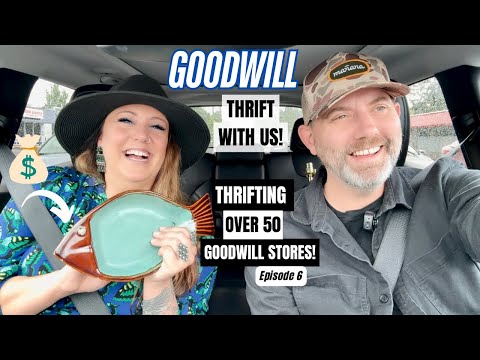 SO MANY FINDS! THRIFTING OVER 50+ GOODWILL THRIFT STORES! Thrift With Me Episode 6