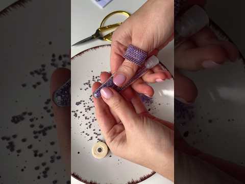 Seed Bead Ring Idea For Beginners #handmadejewelry #beadedring #beading #ring #diyring #diyjewelry