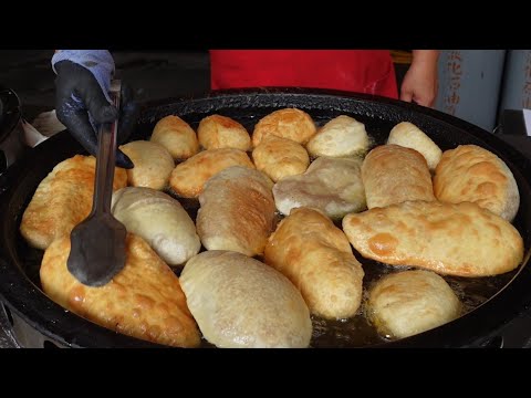 Street food special list in Taiwan！Fried eggs with crispy bread, Peanut & Sesame stuffings