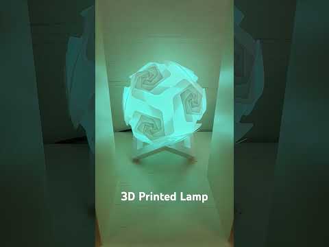 3D Printed Lamp #3dprinting #viral #fyp