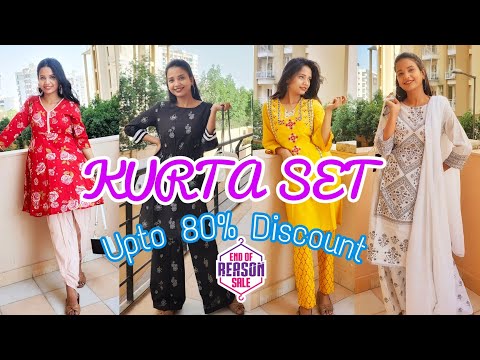 **HAUL**|| COTTON KURTA SETS|| FROM MYNTRA|| AFFORDABLE & GOOD QUALITY