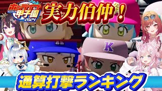 【#ホロ甲切り抜き】通算打撃ランキング※個人的まとめ【ホロライブ/ホロライブ甲子園/博衣こより/AZKi/天音かなた/一条莉々華/パワプロ/栄冠ナイン】