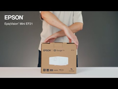 Epson EpiqVision Mini EF21 | Unboxing the Projector