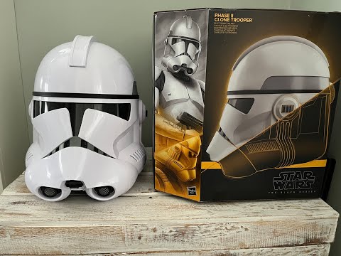 Star Wars Black Series Phase II Clone Trooper Helmet Review - The best yet?