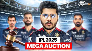 I Auctioned the RCB Team in IPL 2025 MEGA AUCTION | Real Cricket 24