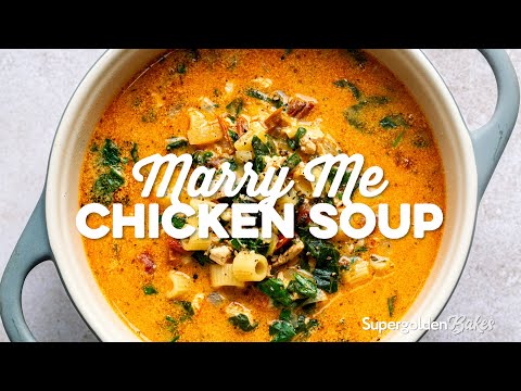 Marry Me Chicken Soup (it's crazy delicious!) | Surgolden Bakes