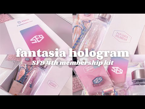 📦 unboxing 4th fantasy 🎁  開箱SF9四期會員禮 Fantasia Hologram ✨💫