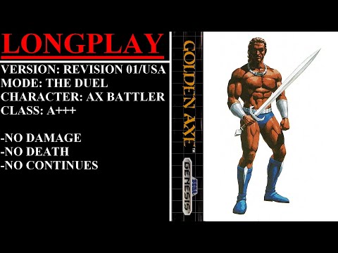 Golden Axe [Rev 01/USA] (Sega Genesis) - (Longplay - Ax Battler | The Duel Mode | A+++)