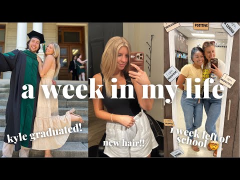 GRADUATION WEEK | grad celebrations, last weeks of school, @Cupsheofficial swim haul, emotional moments!