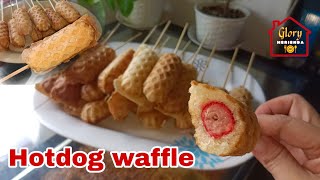 Easy Steps Hotdog WAFFLE 🌭🧇 na PANGNEGOSYO | Filipino style Waffle Hotdog 🌭 and Cheese 🧀