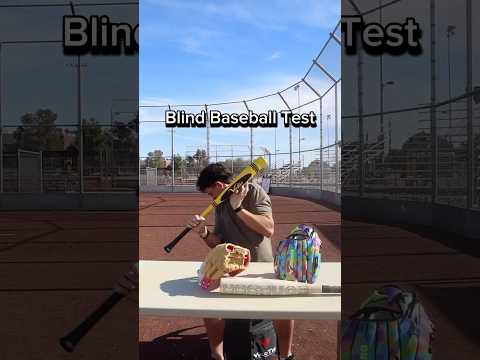 Blind Test Baseball products😂