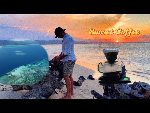 Brewing COFFEE with the Wonderful view of the ocean and sunset | PUNTA RUCIA - CAYO ARENA - RD