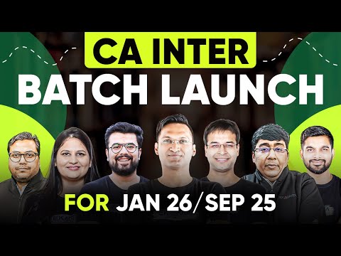 🚀 CA Inter Sep 25/ Jan 26 | New Batch Launch by Ekagrata CA | Complete Preparation Strategy!