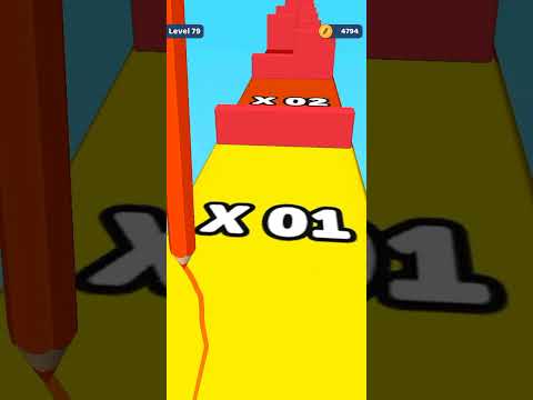 Color Pencil Run Level 79 Gameplay Walkthrough Android #Shorts