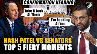 Kash Patel’s explosive responses, heated exchanges, top 5 moments from senate confirmation hearing