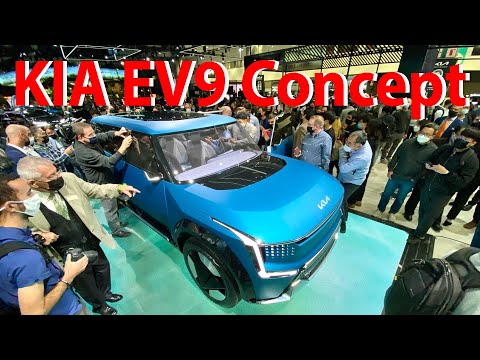 Kia EV Concept SUV EV9 Debut 기아 전기차 콘셉트 EV9 첫 공개