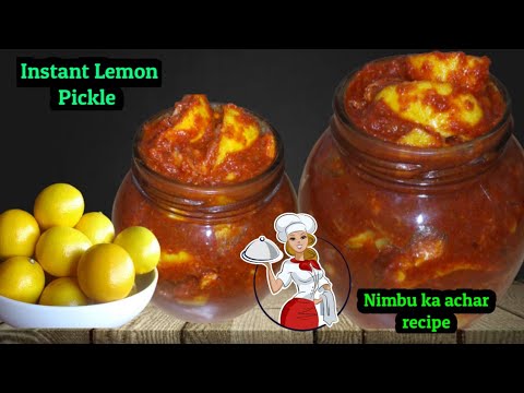 Instant lemon pickle/boiled lemon pickle/Nimbu ka achar/Lemon pickle/Indian pickle/Lemon@RFoodInn