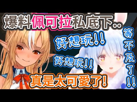 芙蕾雅爆料佩可拉沒開台時的行為真的太可愛了【Vtuber精華】 【hololive中文】【不知火芙蕾雅】