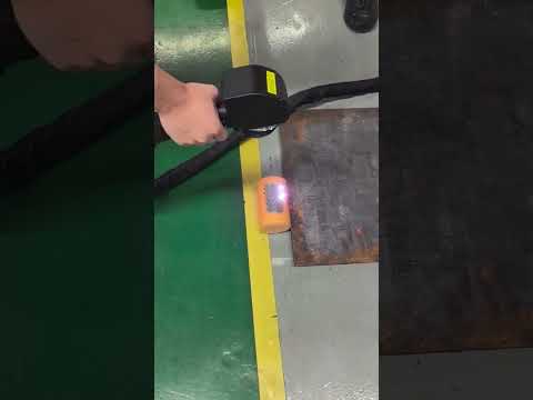 300W laser cleaning machine for yellow paint removal