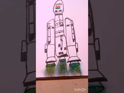 Indian chandrayaan 3 drawing tutorial #viral .