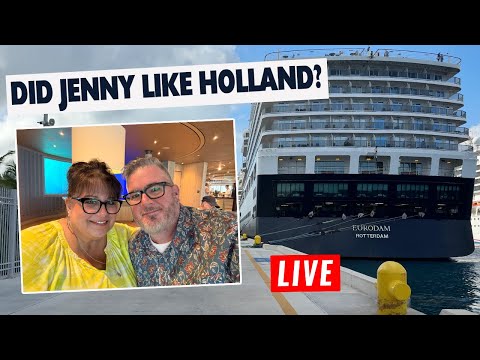 WHAT IS HOLLAND AMERICA LINE LIKE? | Cruise Live Stream with Tony and Jenny B