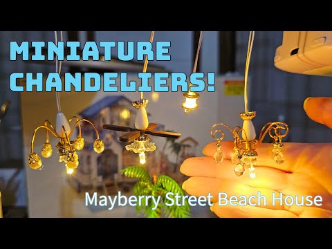 Mayberry Street: Summer By the Sea: Lights and a mini hammock! #miniatures #dollhouse #crafts